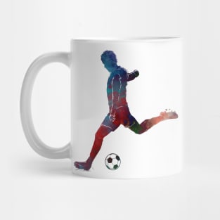 Football player sport art #football #soccer Mug